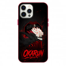 Dan Da Dan Okarun Phone Case For iPhone Samsung Galaxy Pixel OnePlus Vivo Xiaomi Asus Sony Motorola Nokia - Okarun Transformed Dark Flame Red Edition Poster