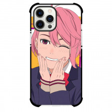 Dandadan Aira Shiratori Phone Case For iPhone Samsung Galaxy Pixel OnePlus Vivo Xiaomi Asus Sony Motorola Nokia - Aira Shiratori Smiling Hands on Face