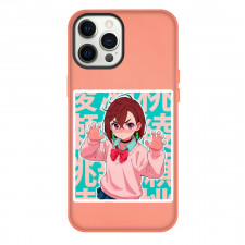 Dandadan Momo Ayase Phone Case For iPhone Samsung Galaxy Pixel OnePlus Vivo Xiaomi Asus Sony Motorola Nokia - Momo Ayase Japanese Background