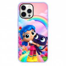 Dance And Sing with True Phone Case For iPhone Samsung Galaxy Pixel OnePlus Vivo Xiaomi Asus Sony Motorola Nokia - True And Bartleby Hug Rainbow Poster