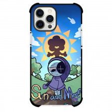 Dandys World Astro Phone Case For iPhone Samsung Galaxy Pixel OnePlus Vivo Xiaomi Asus Sony Motorola Nokia - Astro Sun And Moon Playing Illustration Art Poster