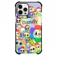 Dandys World Dandy Phone Case For iPhone Samsung Galaxy Pixel OnePlus Vivo Xiaomi Asus Sony Motorola Nokia - Dandy Avatar Sticker On Rainbow Poster