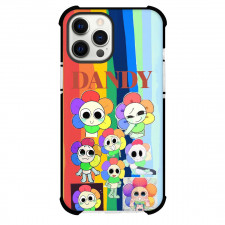 Dandys World Dandy Phone Case For iPhone Samsung Galaxy Pixel OnePlus Vivo Xiaomi Asus Sony Motorola Nokia - Dandy Stickers On Rainbow Background`