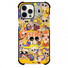Dandys World Goob Phone Case For iPhone Samsung Galaxy Pixel OnePlus Vivo Xiaomi Asus Sony Motorola Nokia - Goob Stickers On Orange Background
