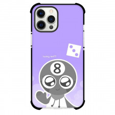 Dandys World Toodles Phone Case For iPhone Samsung Galaxy Pixel OnePlus Vivo Xiaomi Asus Sony Motorola Nokia - Toodles Grayscale Illustration Art On Purple Background