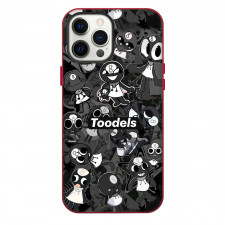 Dandys World Toodles Phone Case For iPhone Samsung Galaxy Pixel OnePlus Vivo Xiaomi Asus Sony Motorola Nokia - Toodles Grayscale Collage Poster