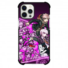 Danganronpa Phone Case For iPhone Samsung Galaxy Pixel OnePlus Vivo Xiaomi Asus Sony Motorola Nokia - 3D Neon Purple Characters Art