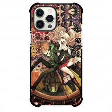Danganropa Junko Enoshima For iPhone Samsung Galaxy Pixel OnePlus Vivo Xiaomi Asus Sony Motorola Nokia - Junko Enoshima And Naegi Makoto Sitting Illustration
