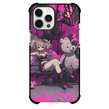 Danganropa Junko Enoshima For iPhone Samsung Galaxy Pixel OnePlus Vivo Xiaomi Asus Sony Motorola Nokia - Junko Enoshima Sitting Illustration