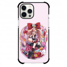 Danganronpa Junko Enoshima Phone Case For iPhone Samsung Galaxy Pixel OnePlus Vivo Xiaomi Asus Sony Motorola Nokia - Junko Enoshima Sitting on Mackup Cake