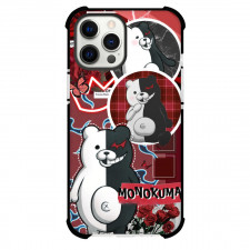 Danganropa Monokuma For iPhone Samsung Galaxy Pixel OnePlus Vivo Xiaomi Asus Sony Motorola Nokia - Monokuma Red Collage