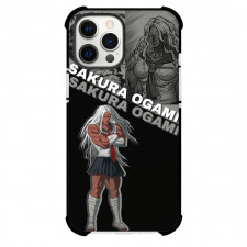 Danganropa Sakura Ogami For iPhone Samsung Galaxy Pixel OnePlus Vivo Xiaomi Asus Sony Motorola Nokia - Sakura Ogami Portrait Comic Art