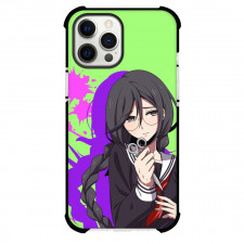 Danganropa Toko Fukawa For iPhone Samsung Galaxy Pixel OnePlus Vivo Xiaomi Asus Sony Motorola Nokia - Toko Fukawa Portrait Green Background