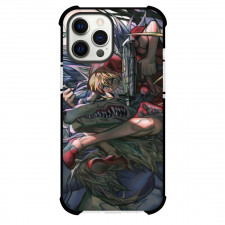 Darkstalkers Baby Bonnie Hood Case For iPhone Samsung Galaxy Pixel OnePlus Vivo Xiaomi Asus Sony Motorola Nokia - Baby Bonnie Hood Pointing the Gun to Jon Talbain Poster