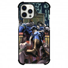 Darkstalkers Demitri Maximoff Case For iPhone Samsung Galaxy Pixel OnePlus Vivo Xiaomi Asus Sony Motorola Nokia - Demitri Maximoff Sitting on a Chair with Girls