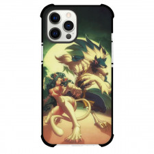 Darkstalkers Jon Talbain Case For iPhone Samsung Galaxy Pixel OnePlus Vivo Xiaomi Asus Sony Motorola Nokia - Jon Talbain & Felicia Full Moon Background