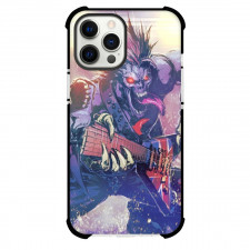 Darkstalkers Lord Raptor Case For iPhone Samsung Galaxy Pixel OnePlus Vivo Xiaomi Asus Sony Motorola Nokia - Lord Raptor Playing an Electric Guitar Pop Art