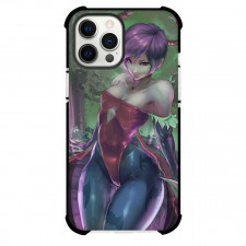 Darkstalkers Lilith Aensland Case For iPhone Samsung Galaxy Pixel OnePlus Vivo Xiaomi Asus Sony Motorola Nokia - Lilith Aensland Sitting on Rocks Animated Art