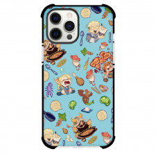 Delicious in Dungeon Case For iPhone Samsung Galaxy Pixel OnePlus Vivo Xiaomi Asus Sony Motorola Nokia - Blue Pattern Art