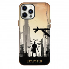 Deus Ex Phone Case For iPhone Samsung Galaxy Pixel OnePlus Vivo Xiaomi Asus Sony Motorola Nokia - Deus Ex Mankind Divided Silhouette Art Poster