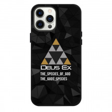 Deus Ex Phone Case For iPhone Samsung Galaxy Pixel OnePlus Vivo Xiaomi Asus Sony Motorola Nokia - Deus Ex The Species Of God Phrase Poster