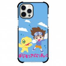 Digimon Case For iPhone Samsung Galaxy Pixel OnePlus Vivo Xiaomi Asus Sony Motorola Nokia - Taichi And Agumon Chibi