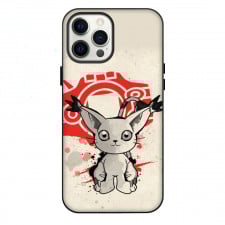 Digimon Tailmon Case For iPhone Samsung Galaxy Pixel OnePlus Vivo Xiaomi Asus Sony Motorola Nokia - Tailmon Ink Splash Portrait In Beige Background