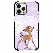 Bambi Phone Case For iPhone Samsung Galaxy Pixel OnePlus Vivo Xiaomi Asus Sony Motorola Nokia - Bambi Cartoon Art On Light Purple Background