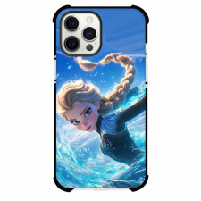 Frozen Case Elsa For iPhone Samsung Galaxy Pixel OnePlus Vivo Xiaomi Asus Sony Motorola Nokia - Elsa Surfboarding Illustration