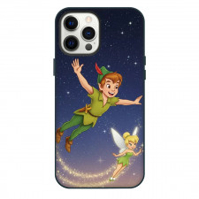 Peter Pan Phone Case For iPhone Samsung Galaxy Pixel OnePlus Vivo Xiaomi Asus Sony Motorola Nokia - Peter Pan And Tinker Bell Flying Smiling