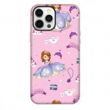 Sofia The First Phone Case For iPhone Samsung Galaxy Pixel OnePlus Vivo Xiaomi Asus Sony Motorola Nokia - Sofia The First Series Pink Pattern