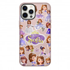 Sofia The First Princess Sofia Phone Case For iPhone Samsung Galaxy Pixel OnePlus Vivo Xiaomi Asus Sony Motorola Nokia - Princess Sofia Different Dress Sticker Collage
