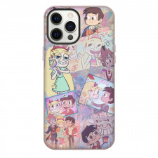 Star Vs The Forces of Evil Phone Case For iPhone Samsung Galaxy Pixel OnePlus Vivo Xiaomi Asus Sony Motorola Nokia - Star Vs The Forces of Evil Characters Silly Collage Poster