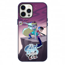 Star Vs The Forces of Evil Phone Case For iPhone Samsung Galaxy Pixel OnePlus Vivo Xiaomi Asus Sony Motorola Nokia - Star Butterfly And Marco Diaz Fighting Stance Series Poster