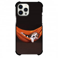 Beagle Dog Phone Case For iPhone and Samsung Galaxy Devices - Beagle Dog Sleeping On a Swing