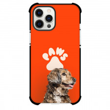 Cocker Spaniel Dog Phone Case For iPhone and Samsung Galaxy Devices - Cocker Spaniel Dog Side Portrait On Red Background