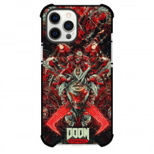 Doom Eternal Phone Case For iPhone Samsung Galaxy Pixel OnePlus Vivo Xiaomi Asus Sony Motorola Nokia - Doom Eternal Blood Throne Poster Art