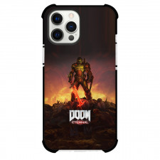 Doom Eternal Phone Case For iPhone Samsung Galaxy Pixel OnePlus Vivo Xiaomi Asus Sony Motorola Nokia - Doom Eternal Slayer Standing On Corpses Cover Art