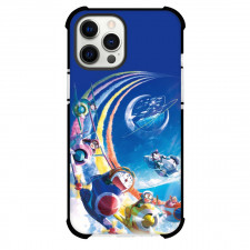 Doraemon Phone Case For iPhone Samsung Galaxy Pixel OnePlus Vivo Xiaomi Asus Sony Motorola Nokia - Characters Riding Rocket Illustration