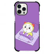 Doraemon Dorami Phone Case For iPhone Samsung Galaxy Pixel OnePlus Vivo Xiaomi Asus Sony Motorola Nokia - Dorami Woke Up Purple Background