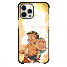 Doraemon Nobita Phone Case For iPhone Samsung Galaxy Pixel OnePlus Vivo Xiaomi Asus Sony Motorola Nokia - Nobita Doraemon Riding Bike Illustration