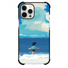 Doraemon Suneo Phone Case For iPhone Samsung Galaxy Pixel OnePlus Vivo Xiaomi Asus Sony Motorola Nokia - Suneo Back Portrait Ocean Background