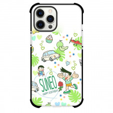 Doraemon Suneo Phone Case For iPhone Samsung Galaxy Pixel OnePlus Vivo Xiaomi Asus Sony Motorola Nokia - Suneo Happy Birthday Pattern Art