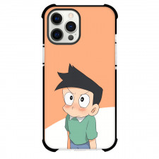 Doraemon Suneo Phone Case For iPhone Samsung Galaxy Pixel OnePlus Vivo Xiaomi Asus Sony Motorola Nokia - Suneo Portait Orange White Background