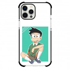Doraemon Suneo Phone Case For iPhone Samsung Galaxy Pixel OnePlus Vivo Xiaomi Asus Sony Motorola Nokia - Suneo Sitting Illustration