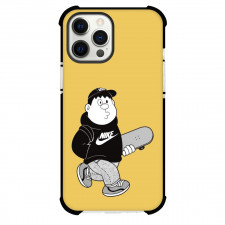 Doraemon Takeshi Phone Case For iPhone Samsung Galaxy Pixel OnePlus Vivo Xiaomi Asus Sony Motorola Nokia - Takeshi BnW Yellow Background