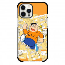 Doraemon Takeshi Phone Case For iPhone Samsung Galaxy Pixel OnePlus Vivo Xiaomi Asus Sony Motorola Nokia - Takeshi Sticker Art Collage Background