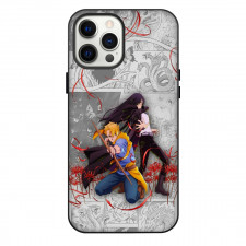Daemons of the Shadow Realm Phone Case For iPhone Samsung Galaxy Pixel OnePlus Vivo Xiaomi Asus Sony Motorola Nokia - Yuri And Asa Attack Poster In Comic Background