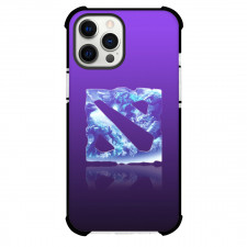 Dota 2 Collage Phone Case For iPhone Samsung Galaxy Pixel OnePlus Vivo Xiaomi Asus Sony Motorola Nokia - 3D Logo as Shown Fighters on Purple Background