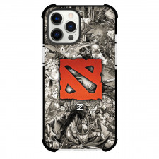 Dota 2 Collage Phone Case For iPhone Samsung Galaxy Pixel OnePlus Vivo Xiaomi Asus Sony Motorola Nokia - Collage with Dota 2 Logo